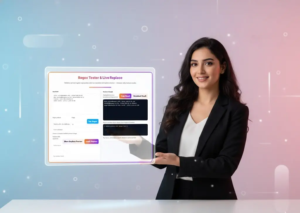 regex tester live replace