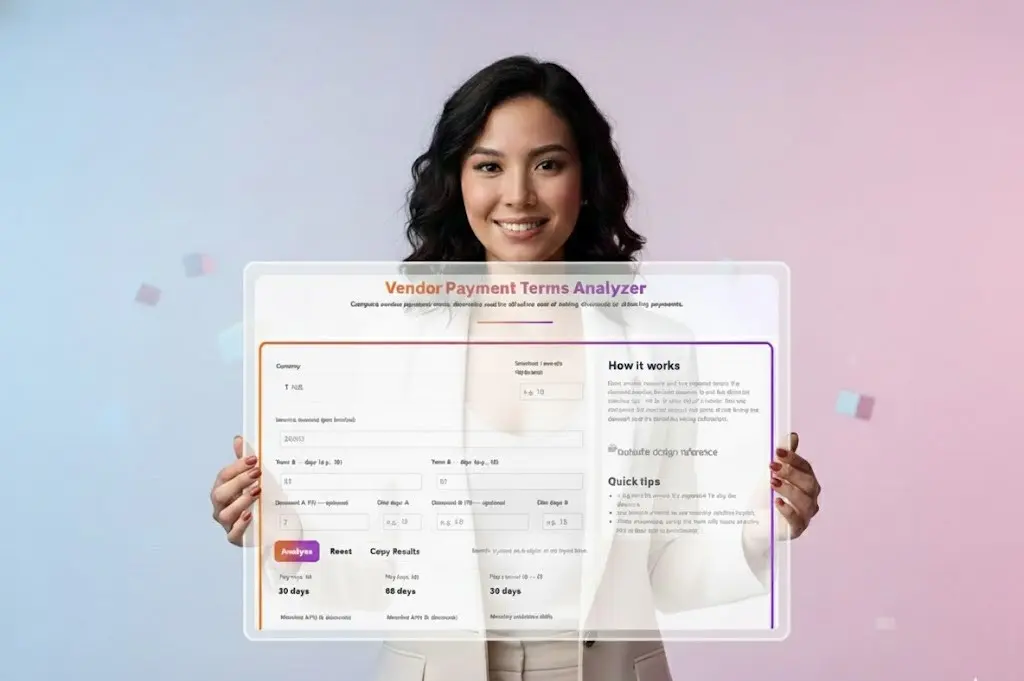 Vendor Payment Terms Calculator 3 Vendor Payment Terms Calculator online free