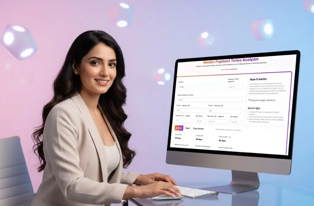 Vendor Payment Terms Calculator 2 Vendor Payment Terms analyser