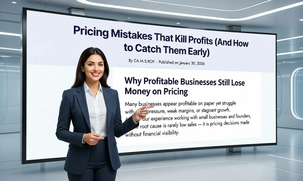 Illustration showing how pricing mistakes impact business profitability
