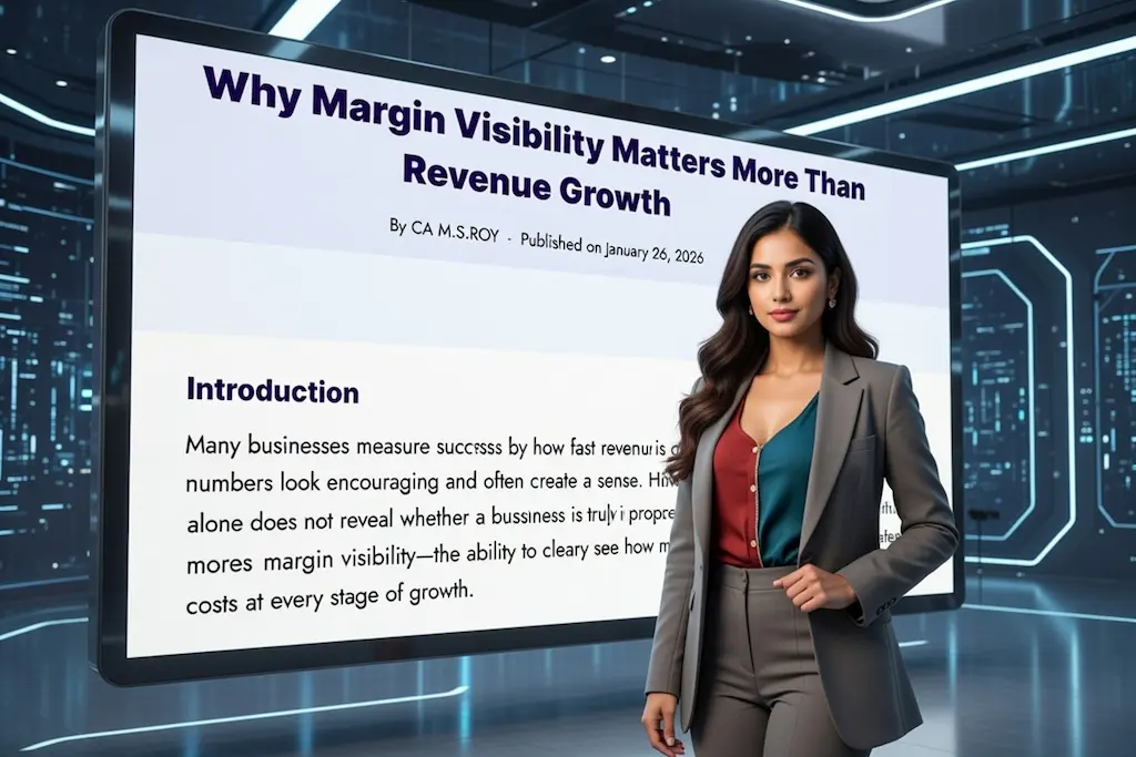 “Visual illustration highlighting the importance of margin visibility for business profitability and decision-making”
