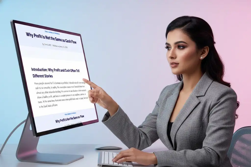 Why Profit Is Not the Same as Cash Flow 1 Explaining why profit is not the same as cash flow using practical business examples