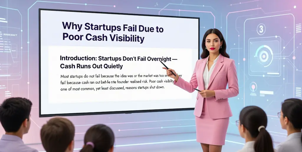 Why Startups Fail Due to Poor Cash Visibility 3 Visual explanation of cash flow problems that cause startups to run out of money