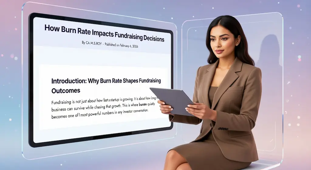 How Burn Rate Impacts Fundraising Decisions 2 Founder-focused presentation explaining the relationship between burn rate, runway, and fundraising outcomes