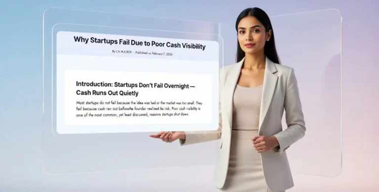 Startup cash flow visibility issues affecting founder decisions and business survival