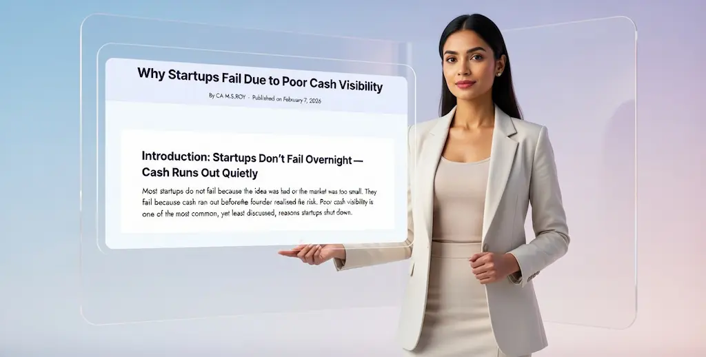 Why Startups Fail Due to Poor Cash Visibility 1 Startup cash flow visibility issues affecting founder decisions and business survival