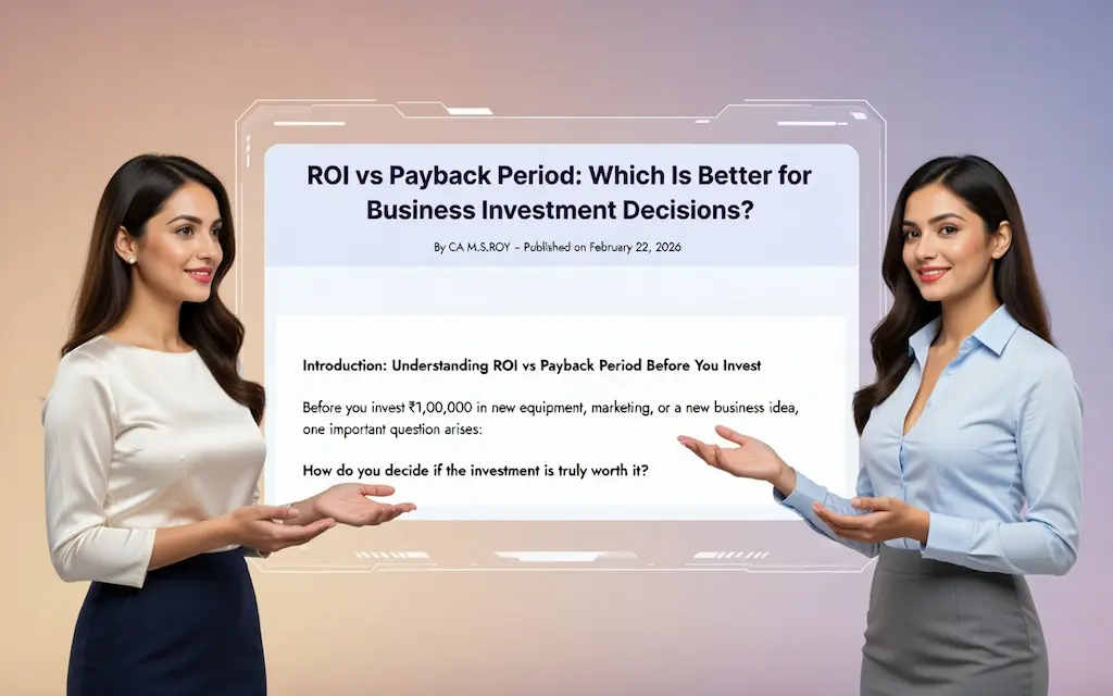 ROI vs Payback Period: Which Is Better for Business Investment Decisions? 5 Comparison of ROI and Payback Period methods for evaluating business investments