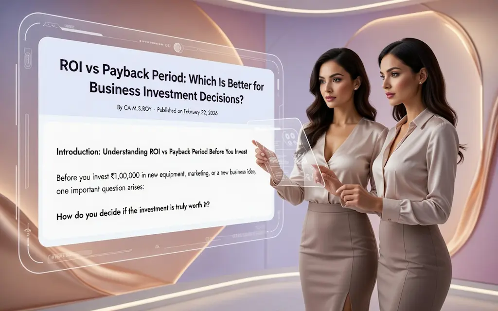 ROI vs Payback Period: Which Is Better for Business Investment Decisions? 3 ROI vs Payback Period difference explained for business investment decisions