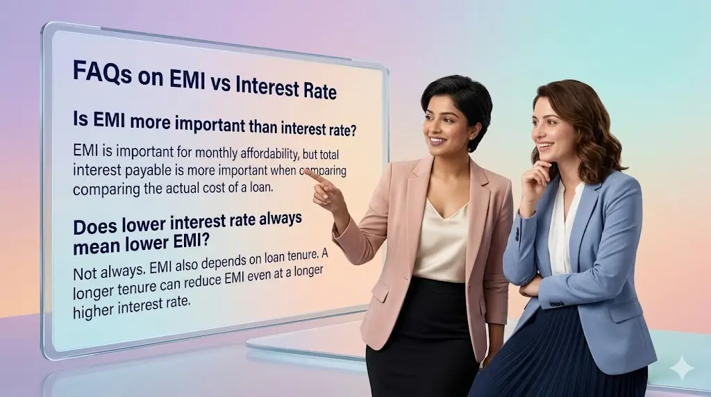 EMI vs Interest Rate: What You Should Really Compare Before Taking a Loan 6 importance of EMI vs interest rate in choosing the right loan explained visually