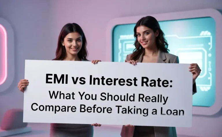 EMI vs Interest Rate: What You Should Really Compare Before Taking a Loan 8 EMI vs interest rate comparison explained with example for loan decision making