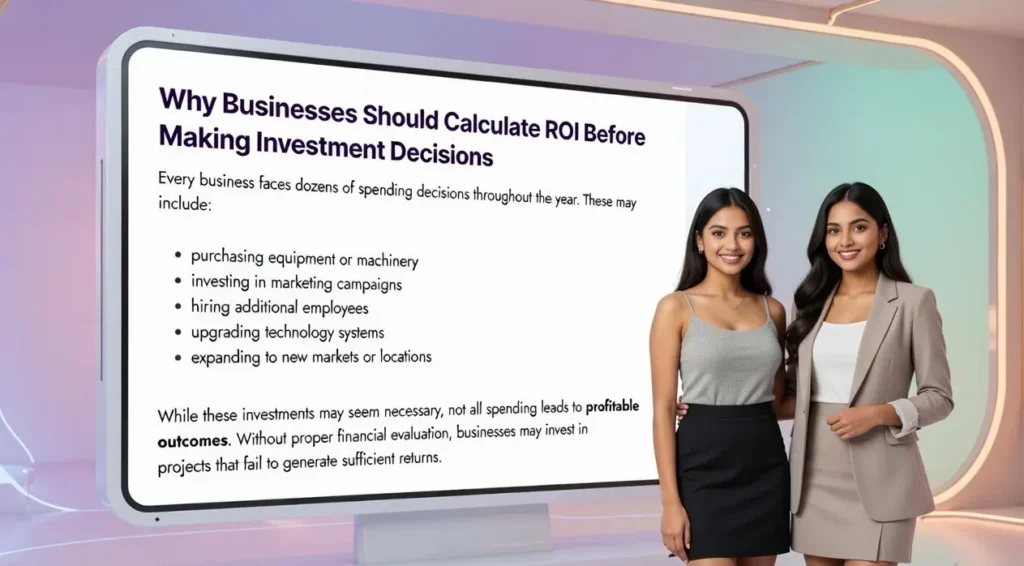 How Businesses Can Use ROI Calculators Before Spending Money 4 roi calculator business decisions 1st