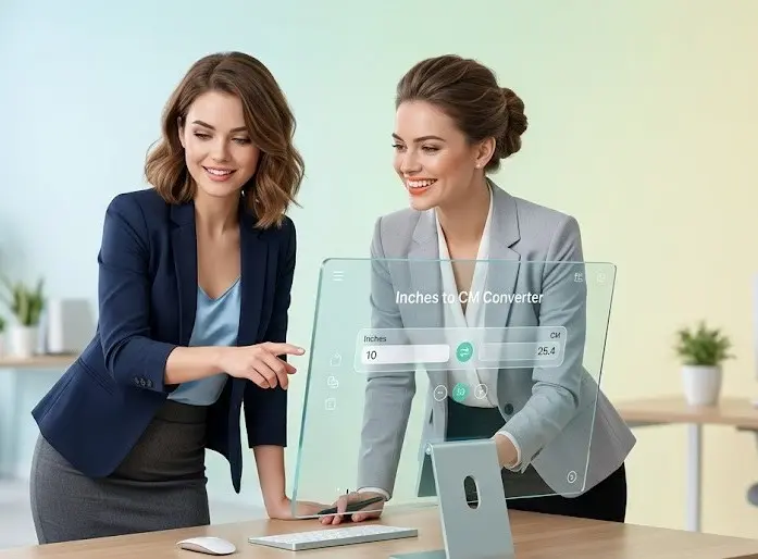 Inches To CM Converter 2 online inches to centimeters converter interface with accurate results