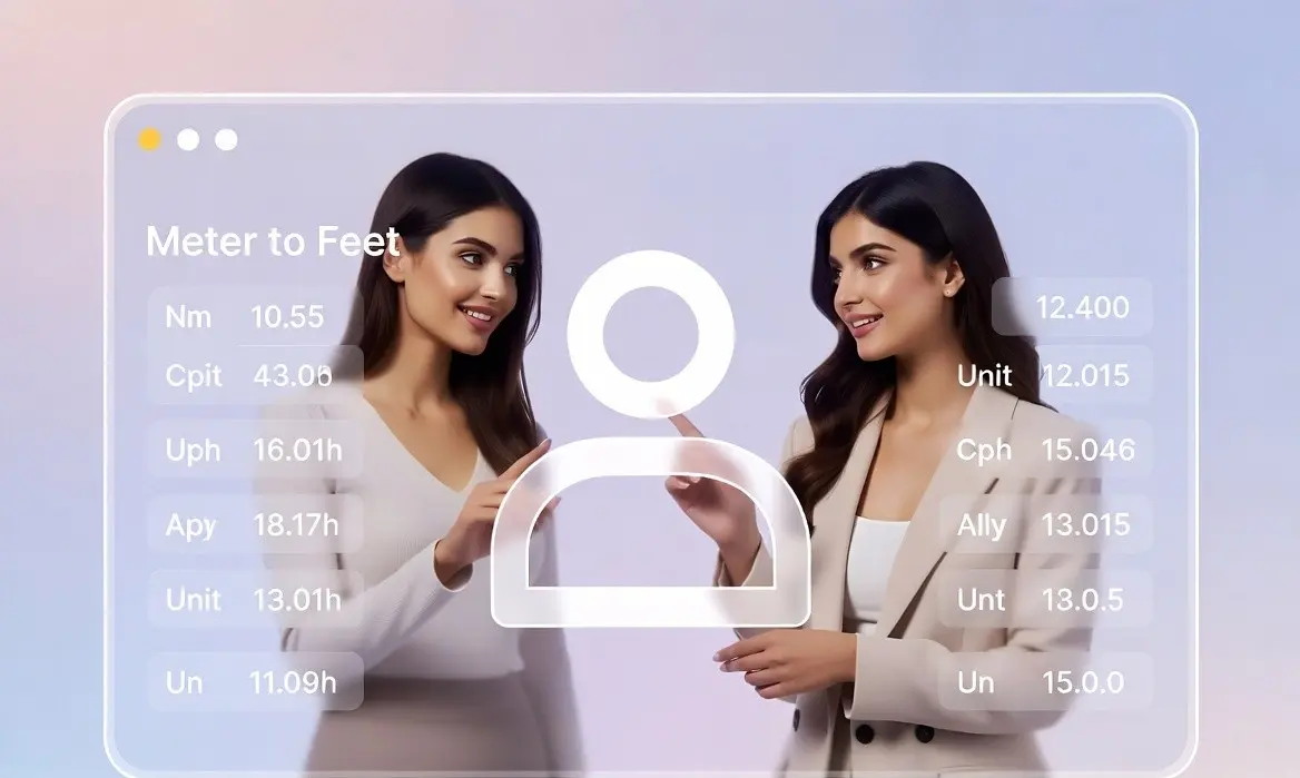 professionals interacting with digital user interface and online tools
