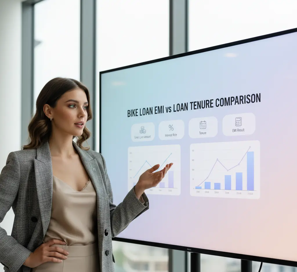 Bike Loan EMI Calculator 6 Bike Loan EMI vs Loan Tenure Comparison