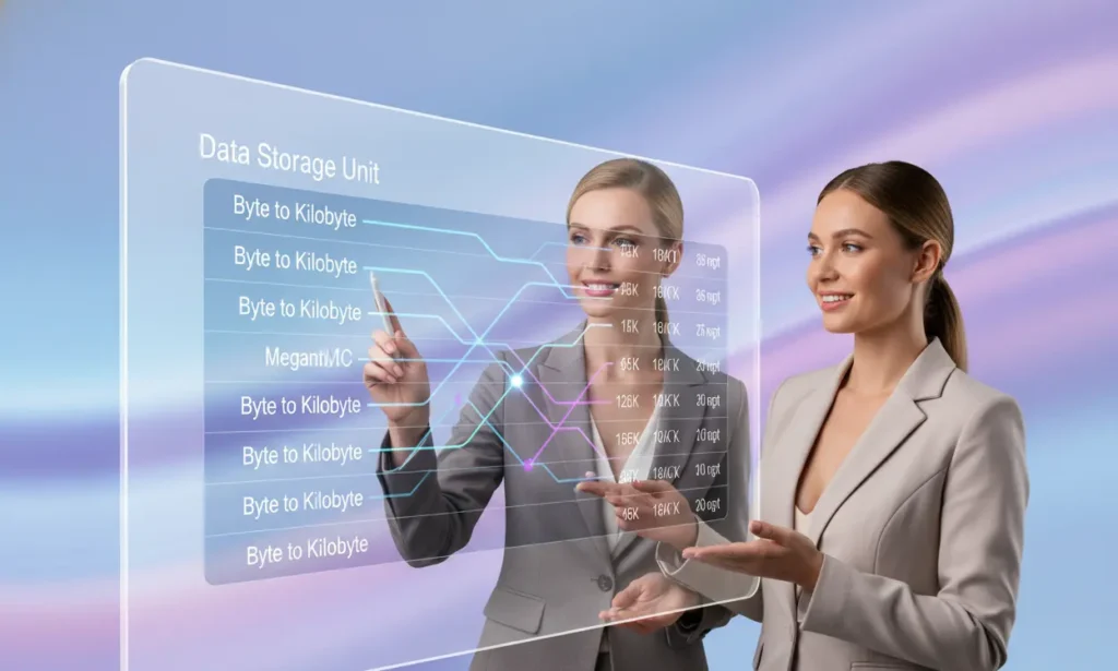 Data Storage Converter 3 Data Storage Conversion Chart