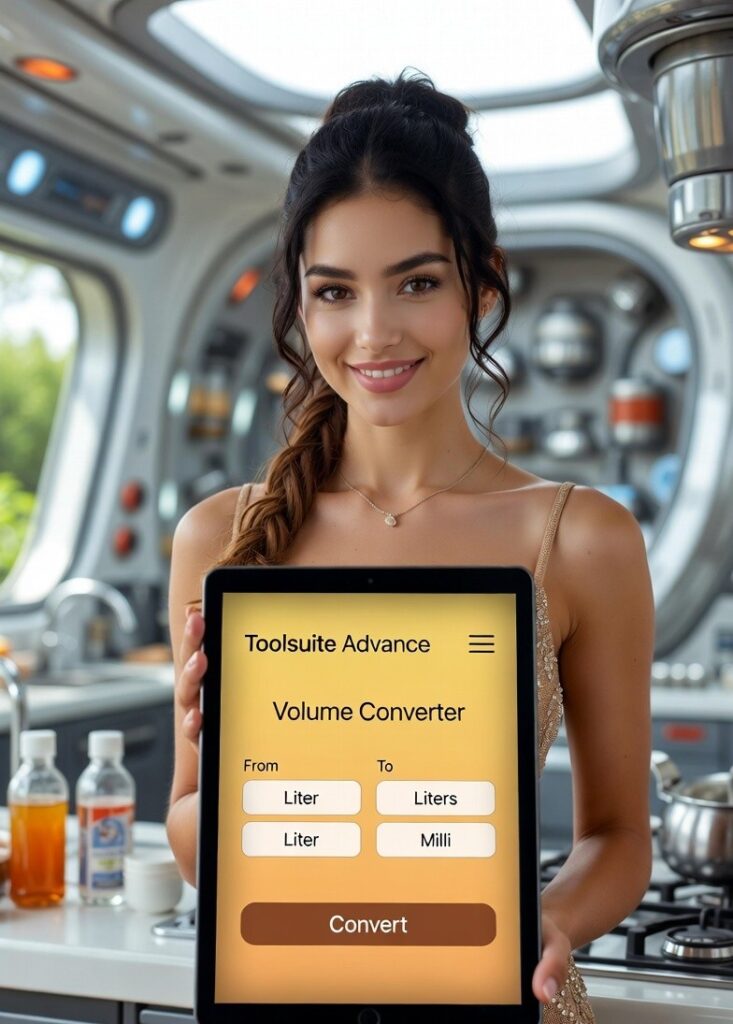 volume converter tools banner showing by elegant women