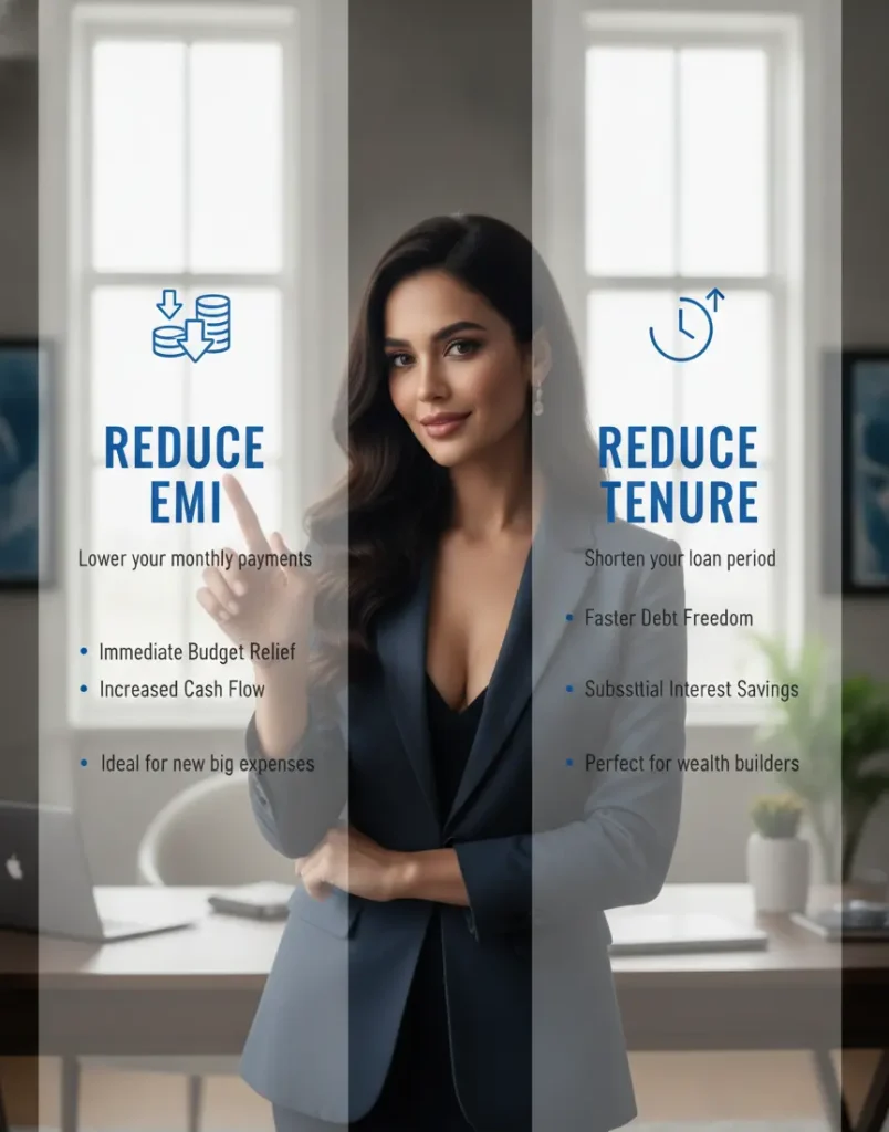 Loan Part Payment Calculator 6 reduce emi vs reduce tenure loan part payment