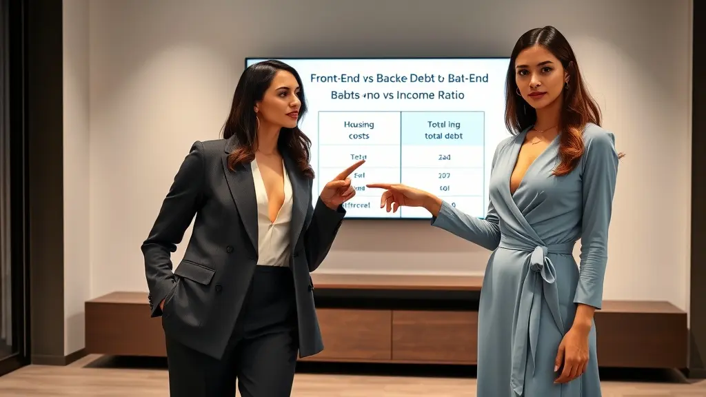 Front End vs. Back End Debt to Income