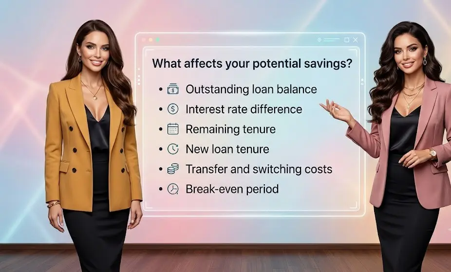 What affects your potential savings